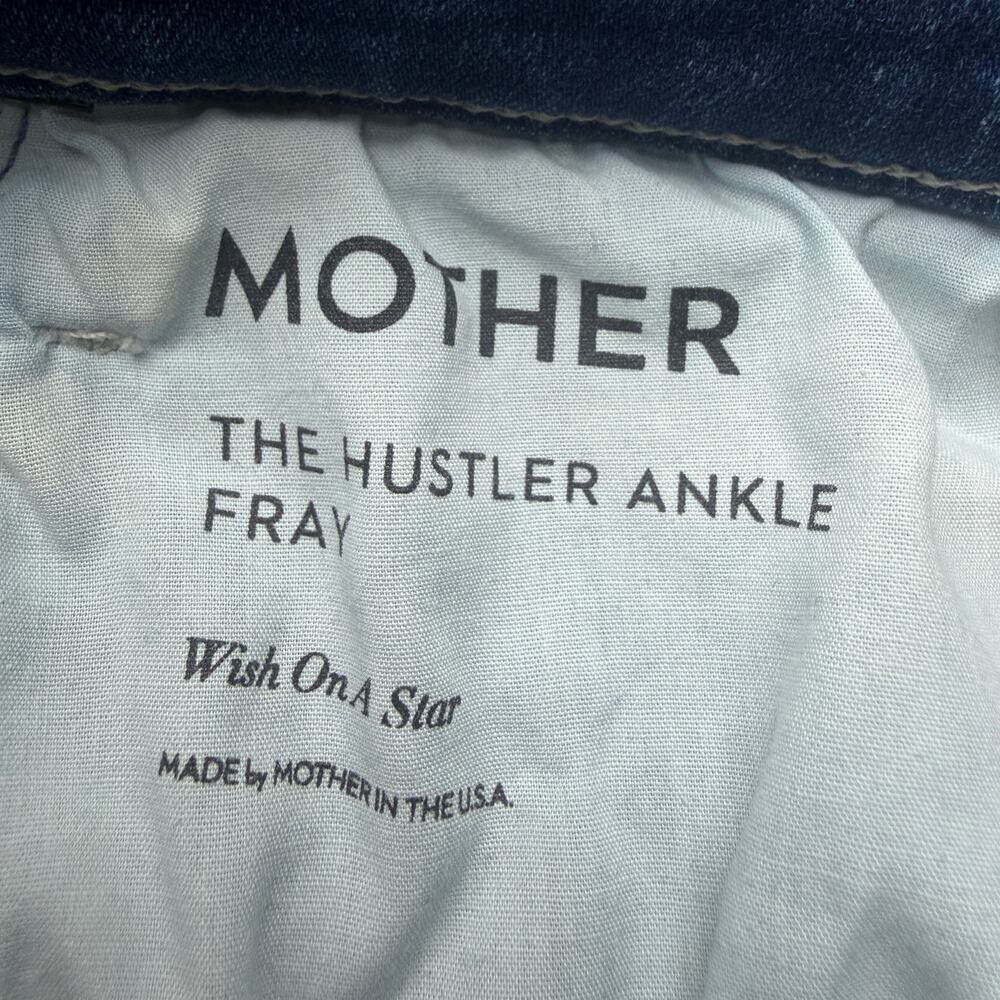 MOTHER The Hustler Ankle Fray Jeans in Wish On A Star Size 28 - Picture 5 of 8